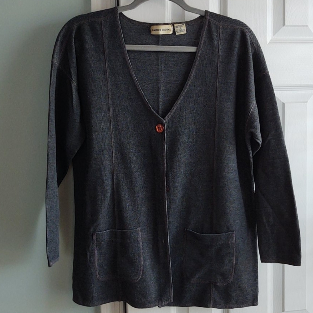 💓2FOR$8💓Lauren Brooke grey button down